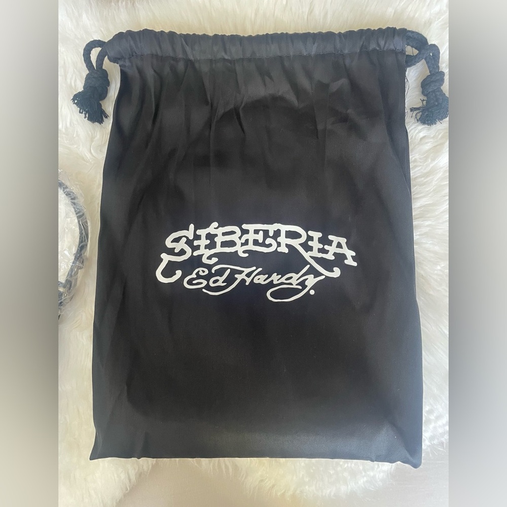 Ed Hardy Pink & Black Siberia Shoulder Bag💖🖤 - Picture 6 of 6